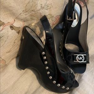 MK Michael Kors Platform Wedges 8.5